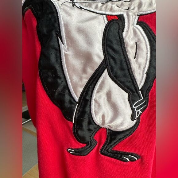 Vintage Warner Bros Studio Store Pepe Le Pew Penelope Pussycat Red Tshirt size L - Picture 6 of 9